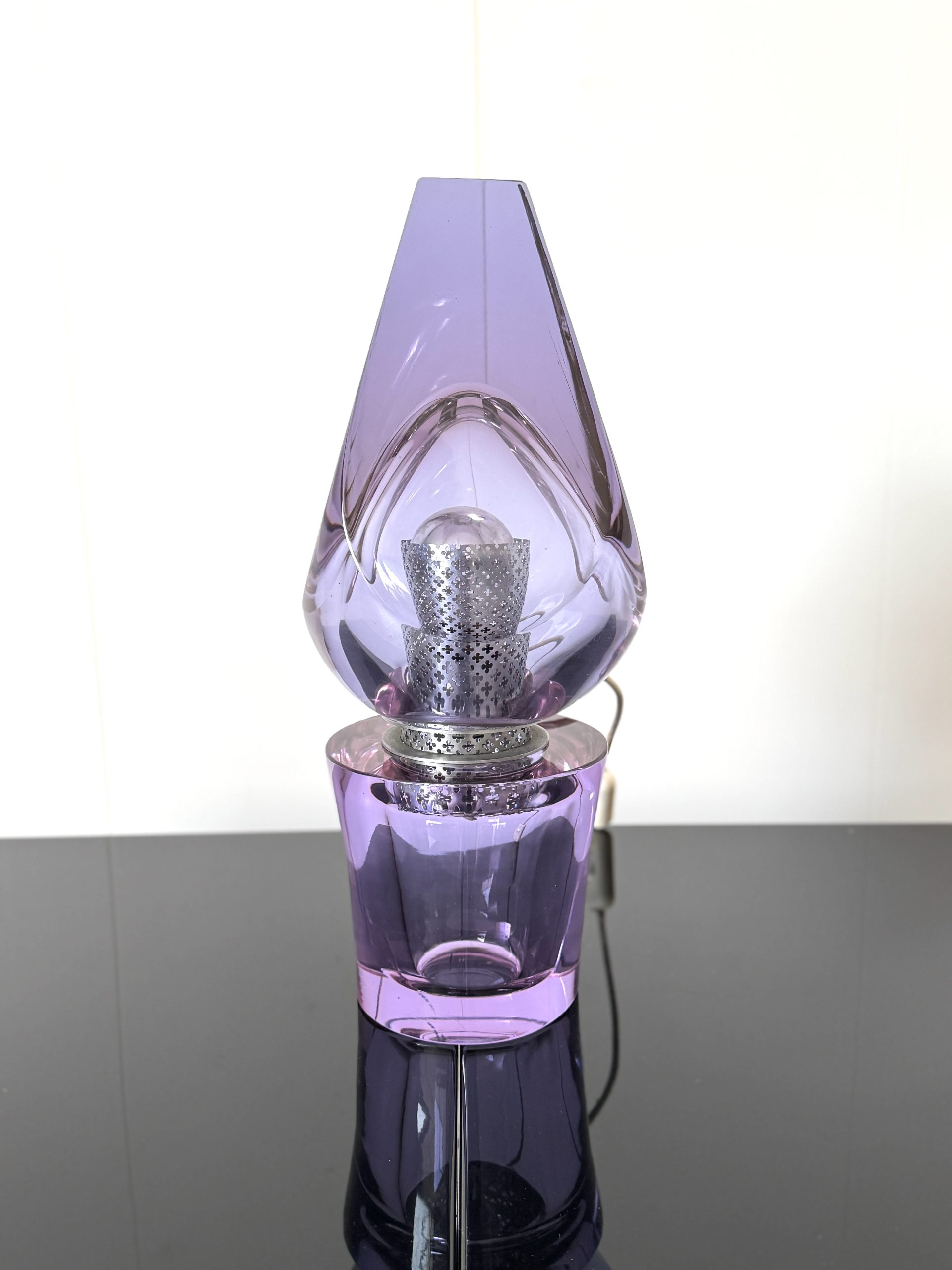 IMG_1141 Seguso, Lampada da tavolo mod. 14092, anni '60 - immagine 2