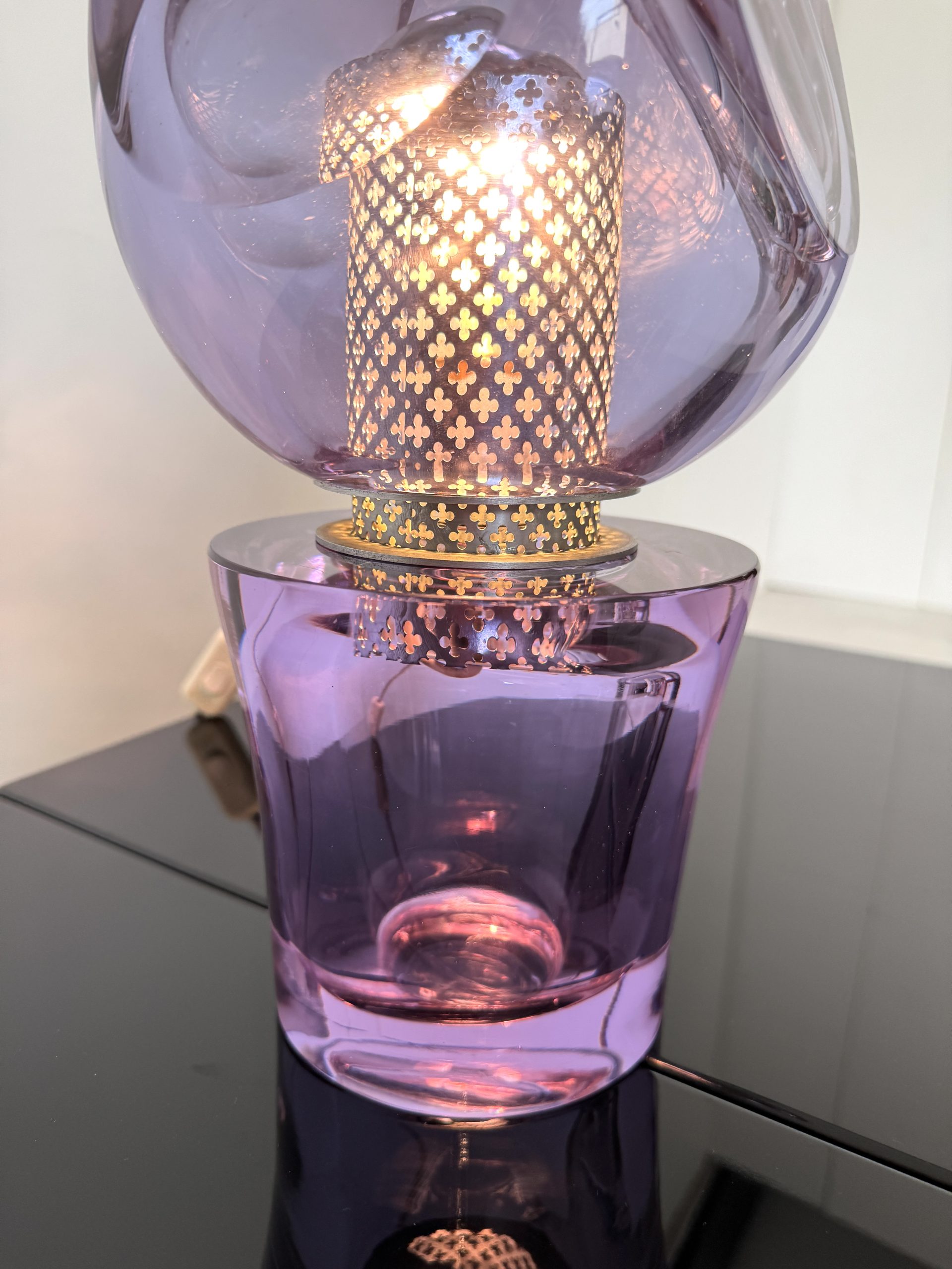 IMG_1152 Seguso, Lampada da tavolo mod. 14092, anni '60 - immagine 5