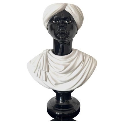 Piero Fornasetti, Vaso "Testa di Moro", prod. Fornasetti, anni '60