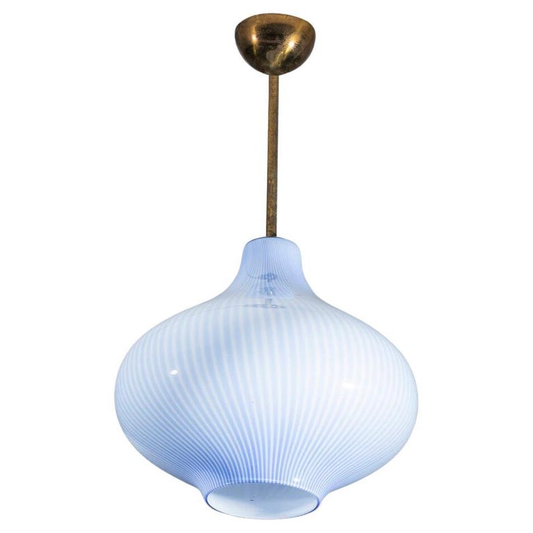 f_47853632_1764932428403_bg_processed Massimo Vignelli, Paolo Venini, Lampada a sospensione, prod. venini anni 50 - immagine 1