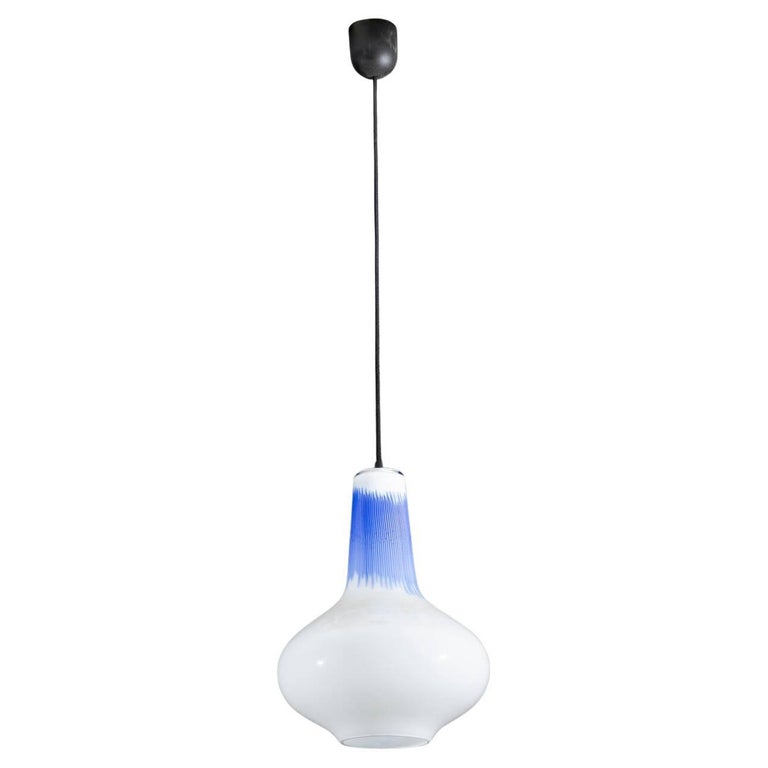 f_47853972_1764933777745_bg_processed Massimo Vignelli, Lampada a sospensione, prod. Venini anni '50 - immagine 1